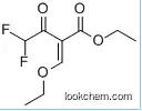 Molecular Structure of 176969-33-8 (ETHYL 2-ETHOXYMETHYLENE-4,4-DIFLUORO(ACETOACETATE))